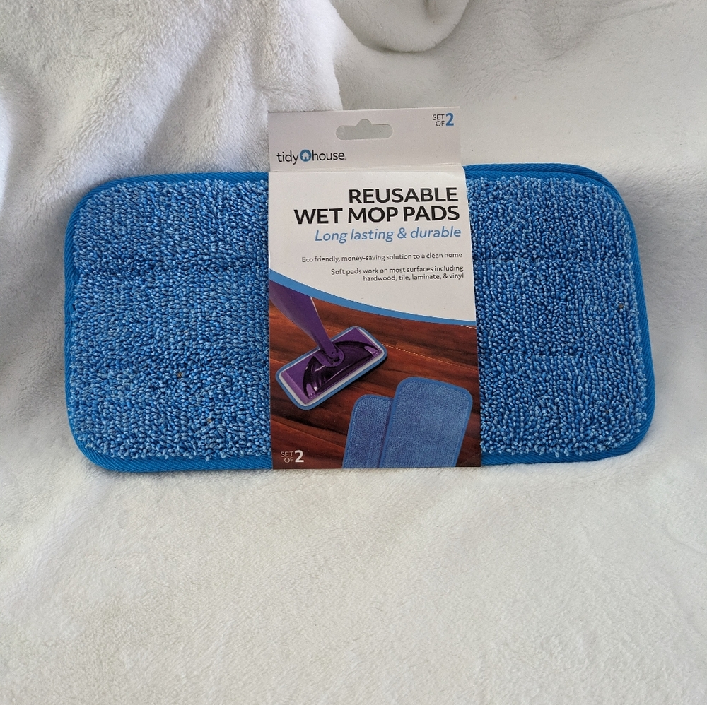 🌸 Swiffer Wet Jet Reusable Mop Pads (Set of 2) NWT